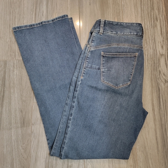 PALAZZO JEANS Boston Proper. Size 10. Wide leg. High rise. - Picture 4 of 12